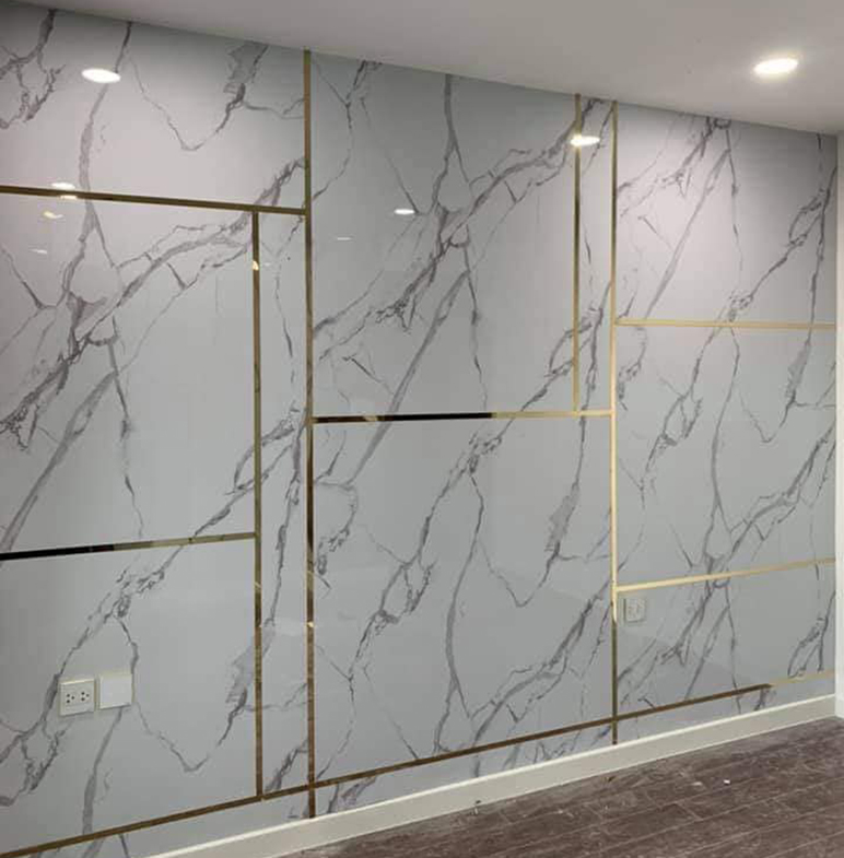 Nội thất Tân Trường Minh mang vẻ sang trọng mới đến Hoàng Hùng Hotel với nhựa PVC vân đá